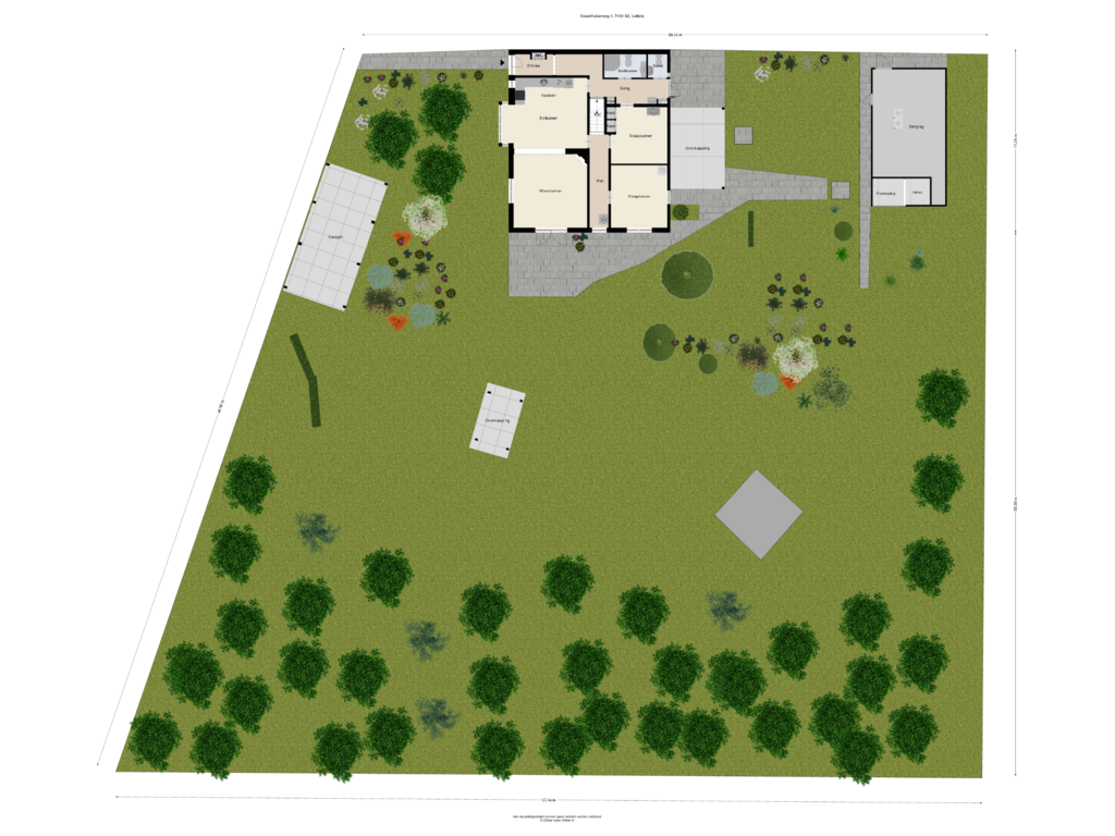 Bekijk plattegrond van Begane grond Tuin van Essenhuizerweg 4