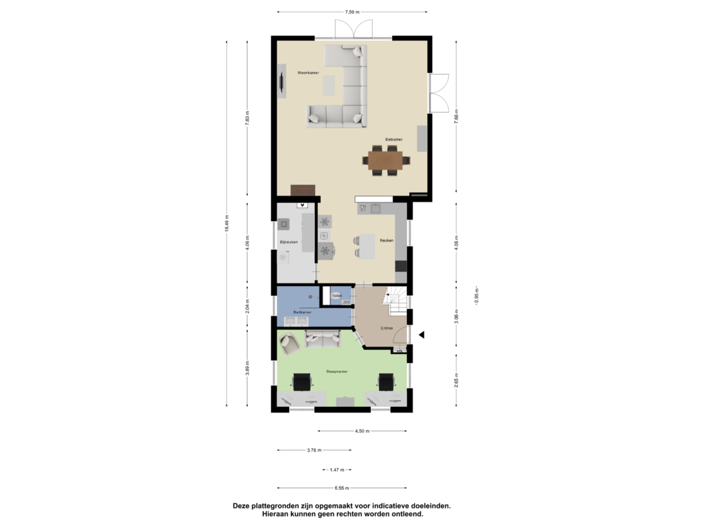 Bekijk plattegrond van Begane Grond van Knuitershoek 2-A