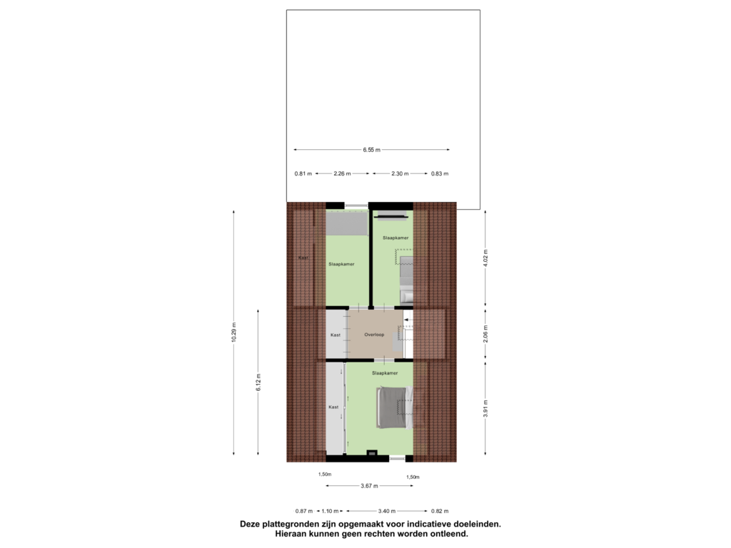 Bekijk plattegrond van Eerste Verdieping van Knuitershoek 2-A