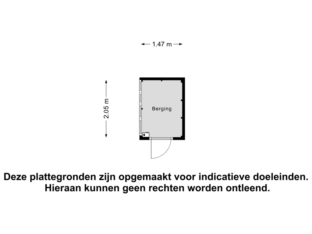 Bekijk plattegrond van Berging van Westland 21