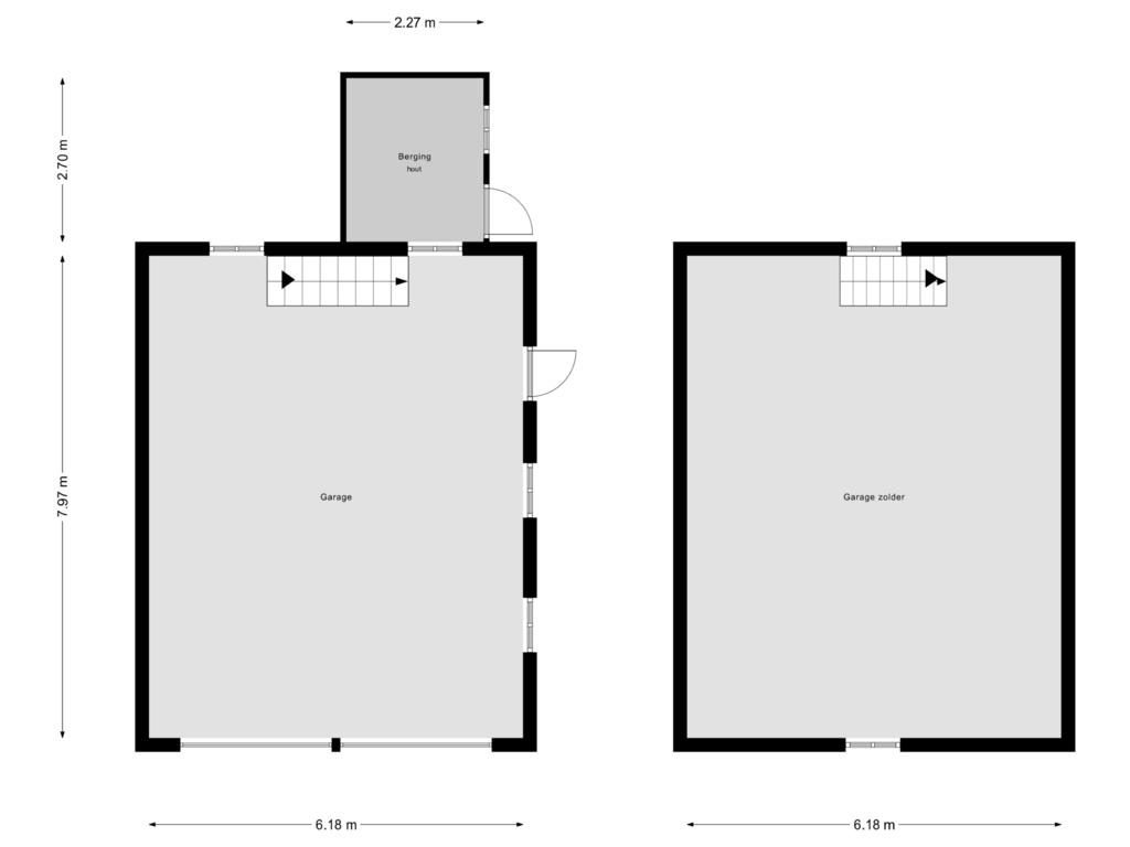 Bekijk plattegrond van Garage van Nieuwpoortseweg 6-A