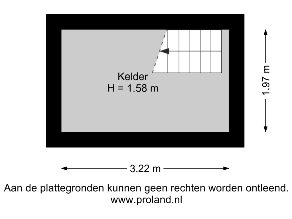 View floorplan of Kelder of De Omloop 27