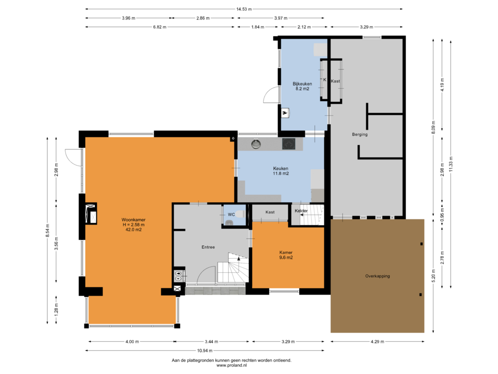 View floorplan of Begane Grond of De Omloop 27