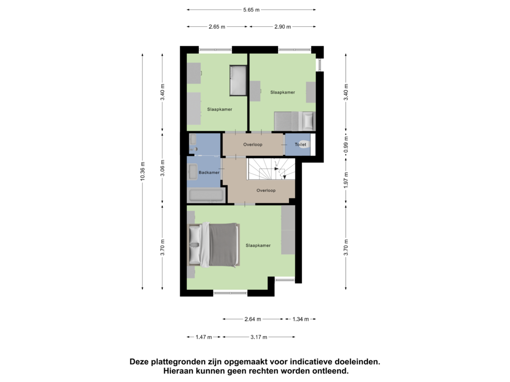 Bekijk plattegrond van Eerste verdieping van Merlingsakker 6