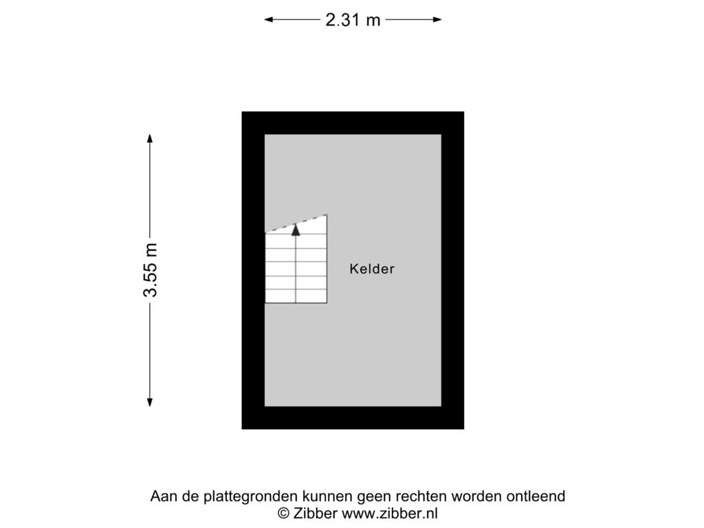 Bekijk plattegrond van Kelder van Kerkstraat 32