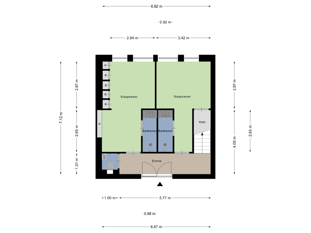 Bekijk plattegrond van Begane grond van Jan Schöfferlaan 14