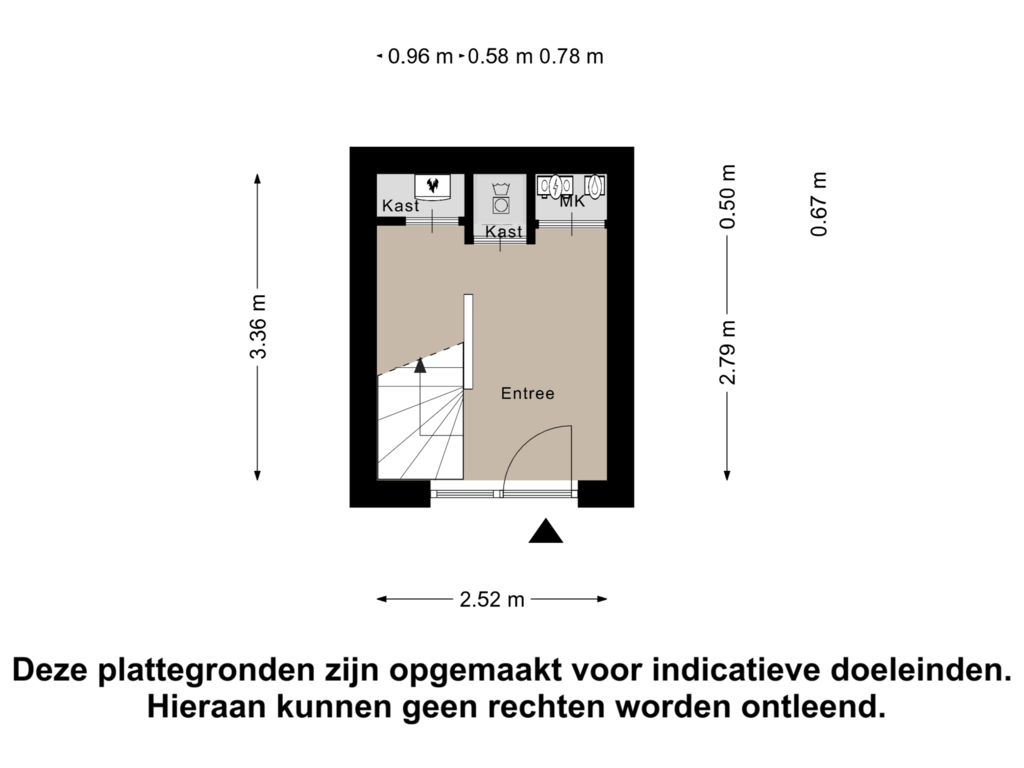 Bekijk plattegrond van Begane Grond van Prins Hendrikstraat 129-A