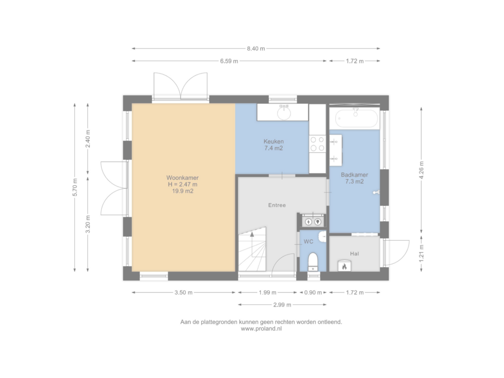 Bekijk plattegrond van First floor van De Oude Trambaan 5