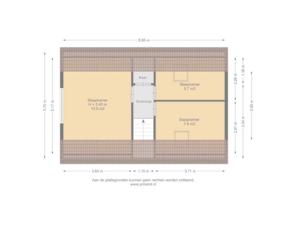 Bekijk plattegrond van Floor 1 van De Oude Trambaan 5