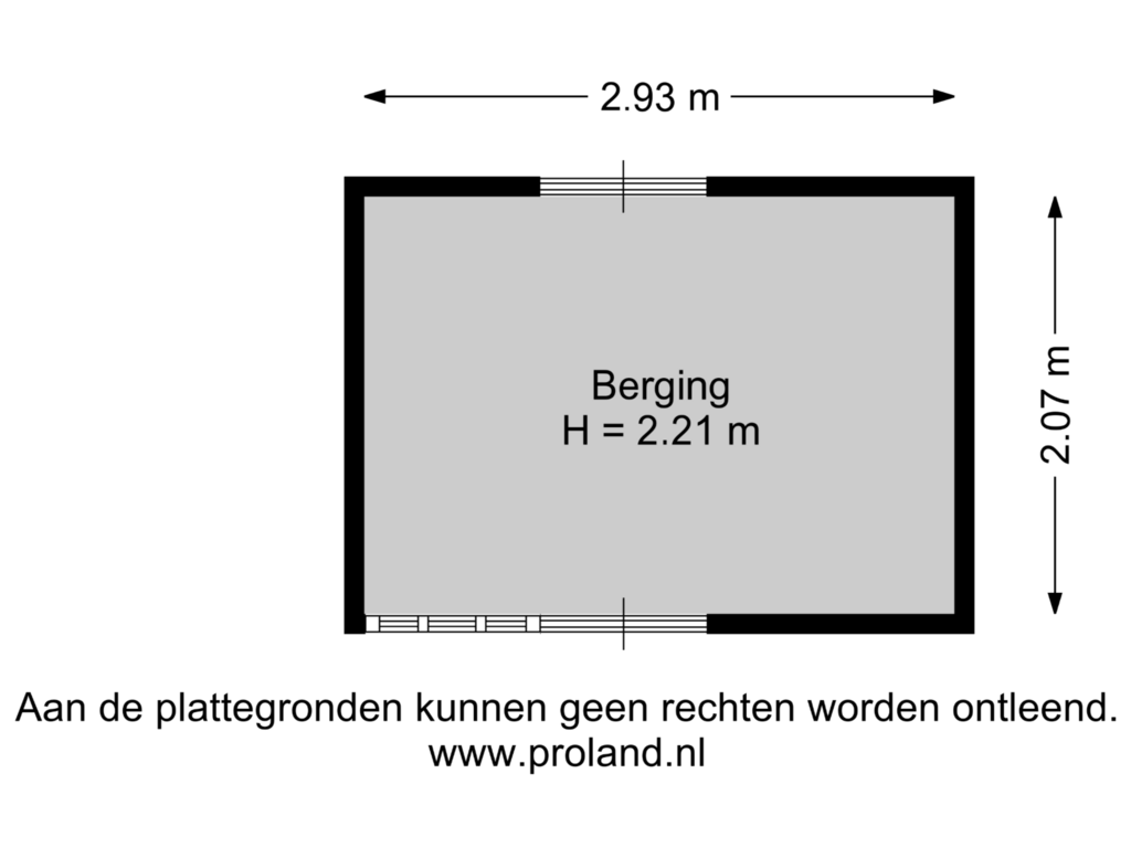 Bekijk plattegrond van Berging van Verlengde J. A. Feithstraat 15