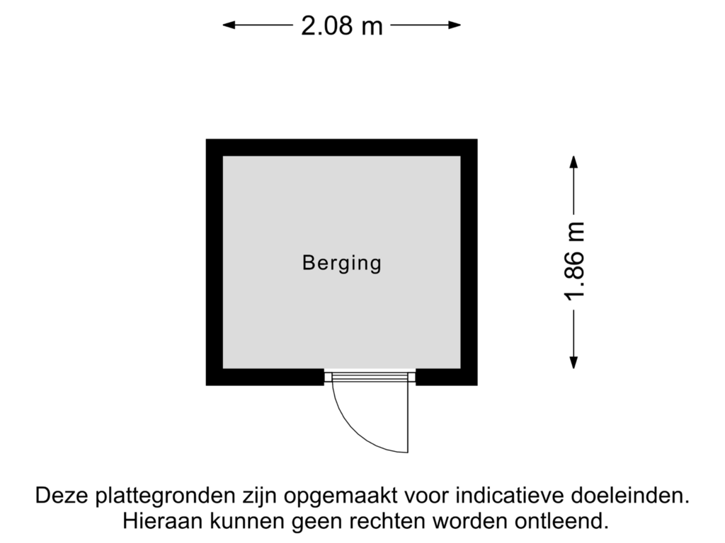 Bekijk plattegrond van Berging van Primus van Gilspark 43