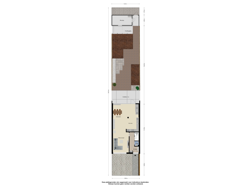 Bekijk plattegrond van Begane Grond _Tuin van Leidinglaan 32