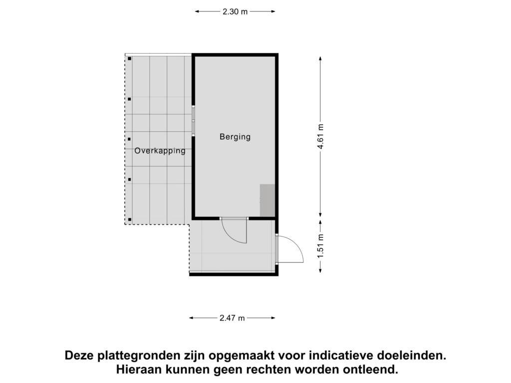 Bekijk plattegrond van Berging van Leidinglaan 32