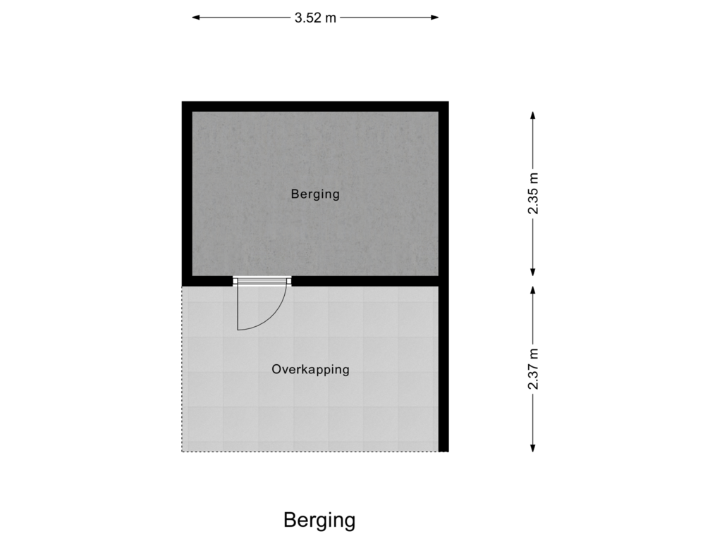 Bekijk plattegrond van Berging van Brakelstraat 3