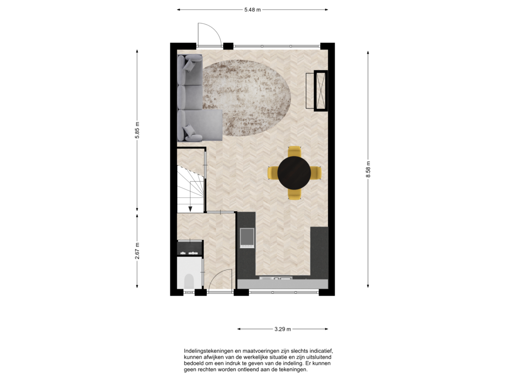 Bekijk plattegrond van First floor van Landvoogd 4