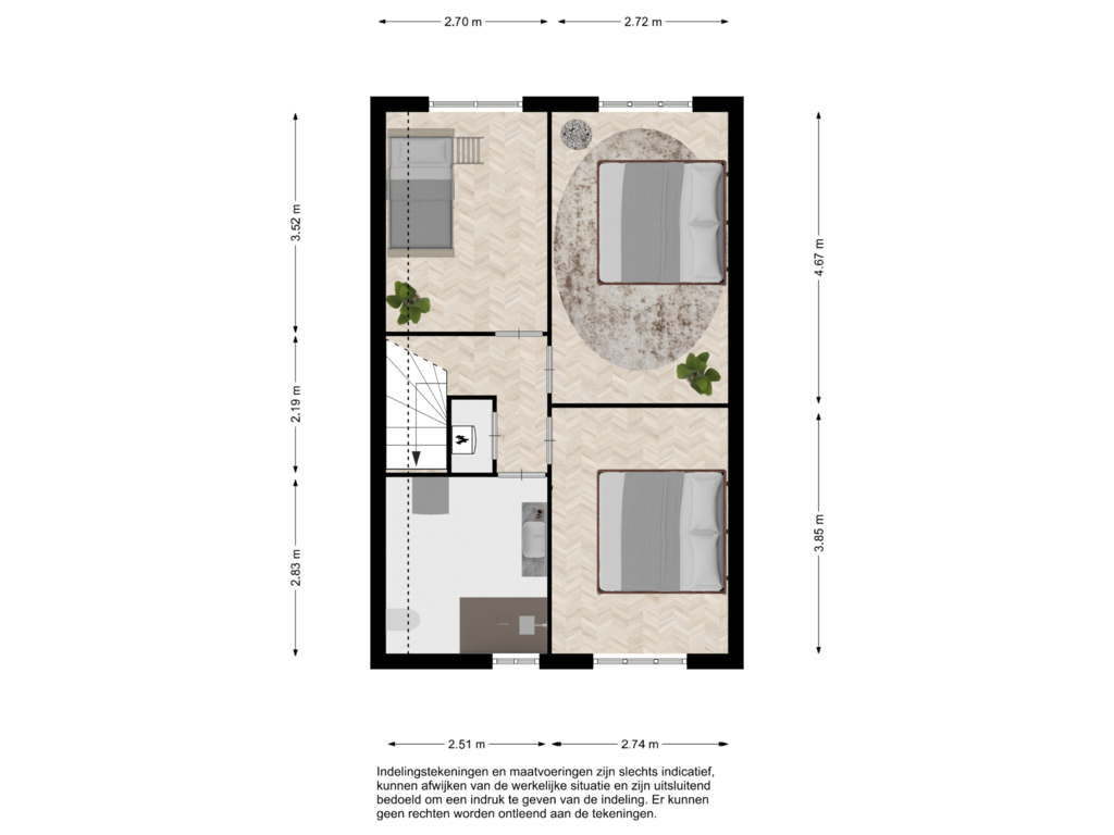 Bekijk plattegrond van Eerste verdieping van Landvoogd 4