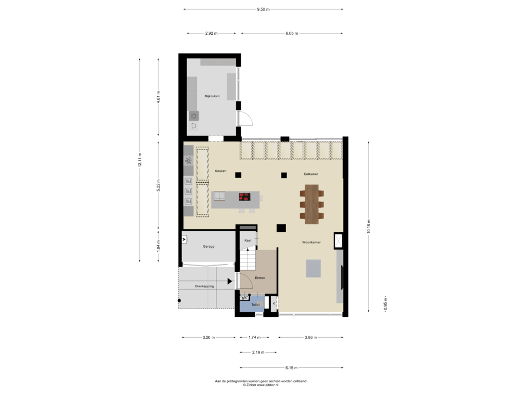 Bekijk plattegrond van Begane Grond van Berkenlaan 5