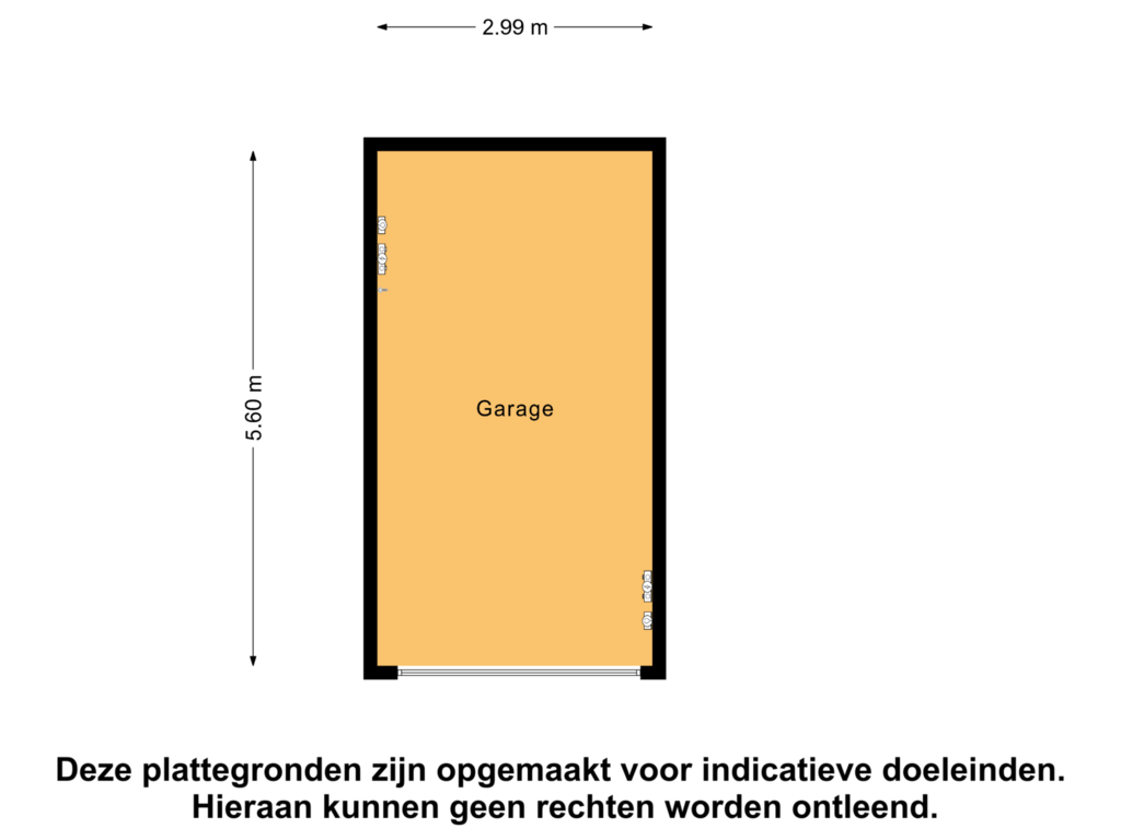 Bekijk plattegrond van Garage van Prunusstraat 2