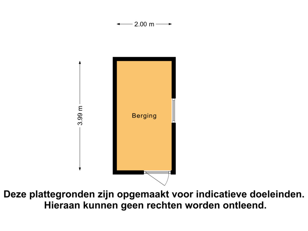 Bekijk plattegrond van Berging van Prunusstraat 2