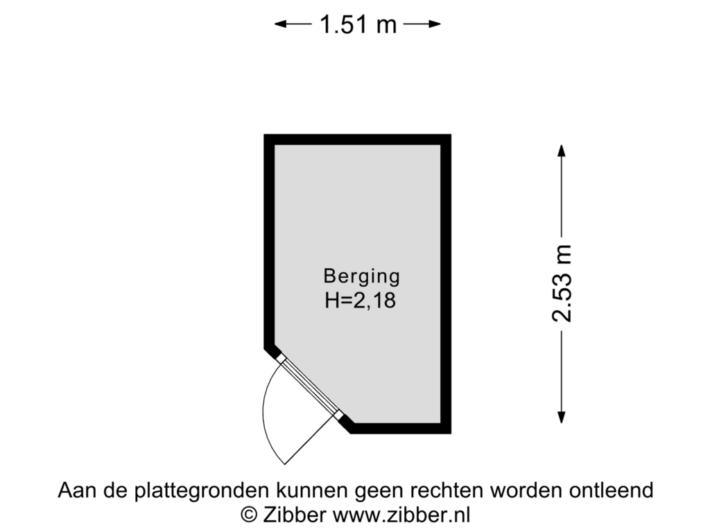 Bekijk plattegrond van Berging van Hooischelf 5