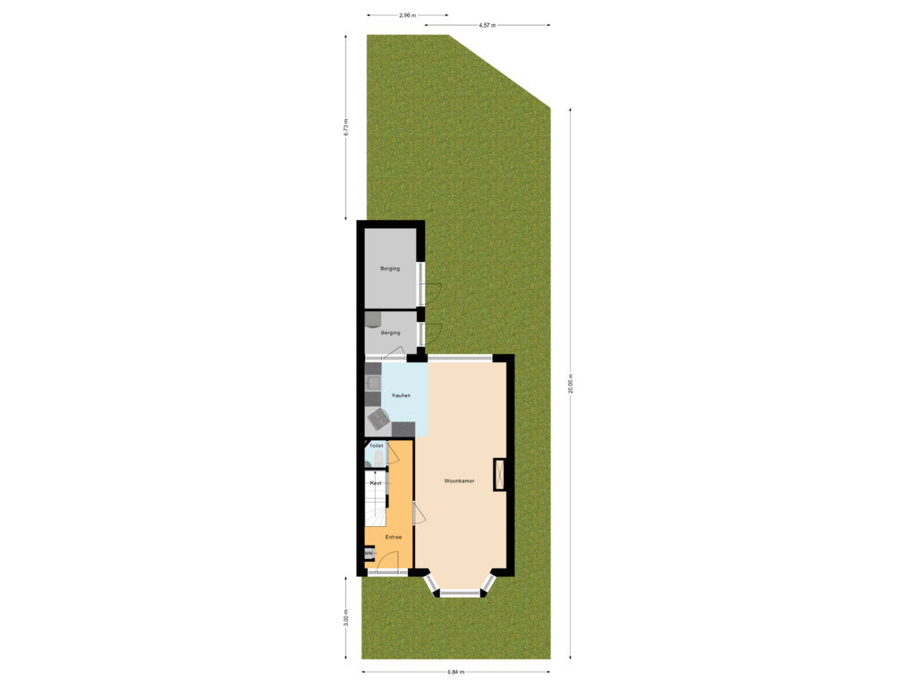 Bekijk plattegrond van Situatie van Seramstraat 2