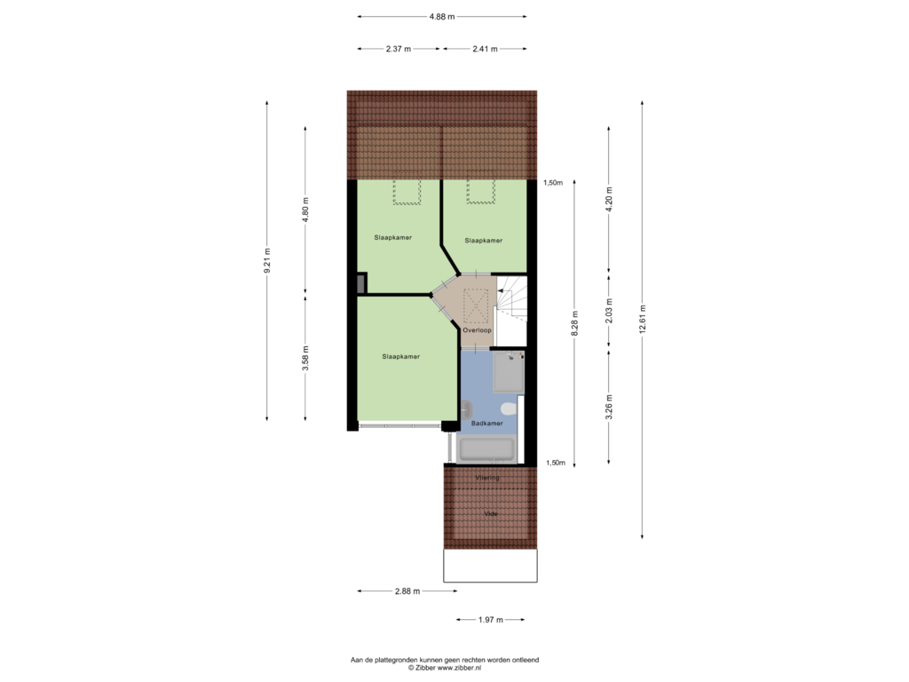 View floorplan of Eerste Verdieping of Kajuit 29