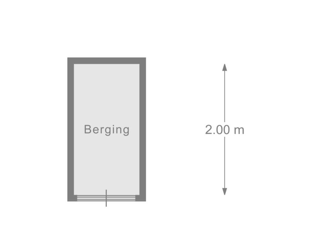 Bekijk plattegrond van Berging van Kleine Noord 73