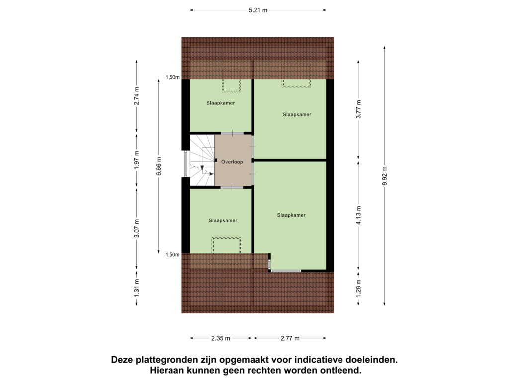 View floorplan of Eerste Verdieping of Kloostergang 43