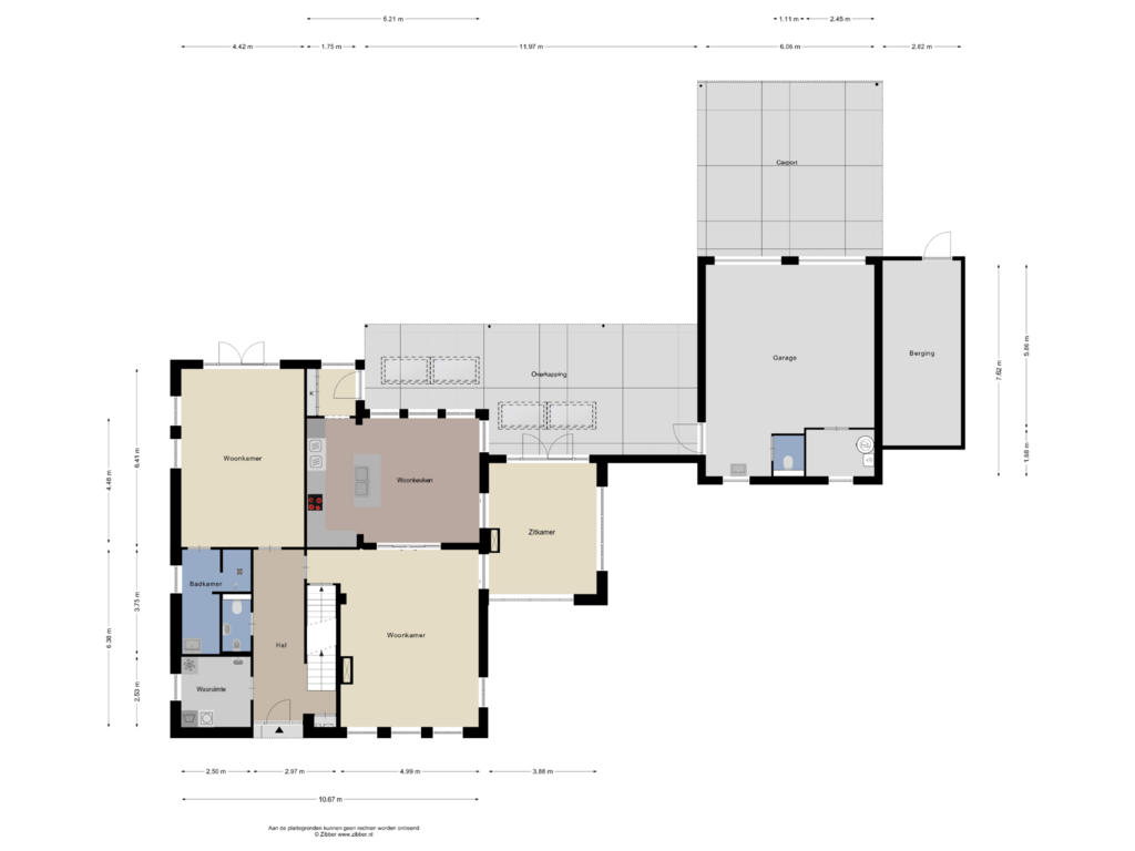 View floorplan of Begane grond of Hoek 6