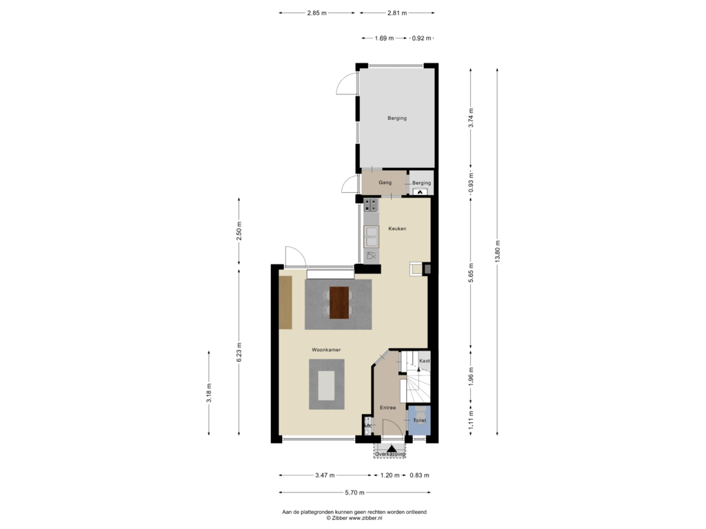 Bekijk plattegrond van Begane Grond van Albert Meijeringstraat 44