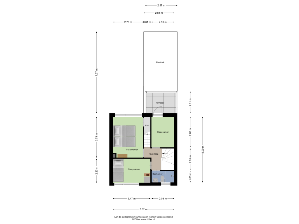 Bekijk plattegrond van Eerste Verdieping van Albert Meijeringstraat 44