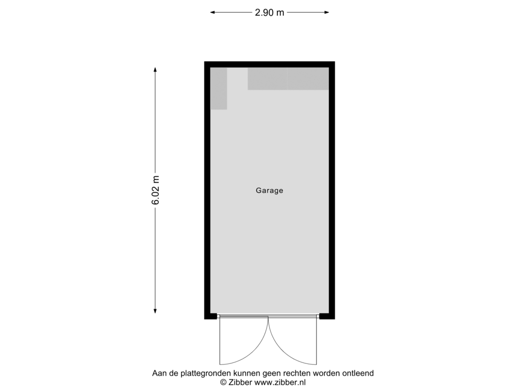 Bekijk plattegrond van Garage van Albert Meijeringstraat 44