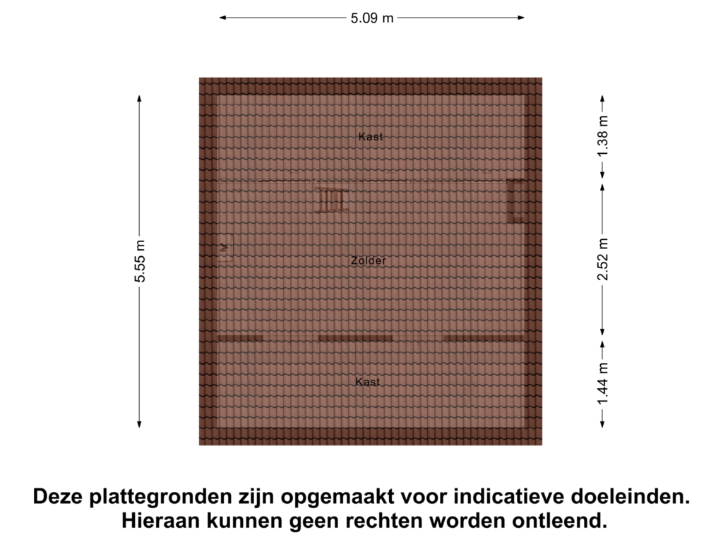 Bekijk plattegrond van Zolder van Hovendaal 63