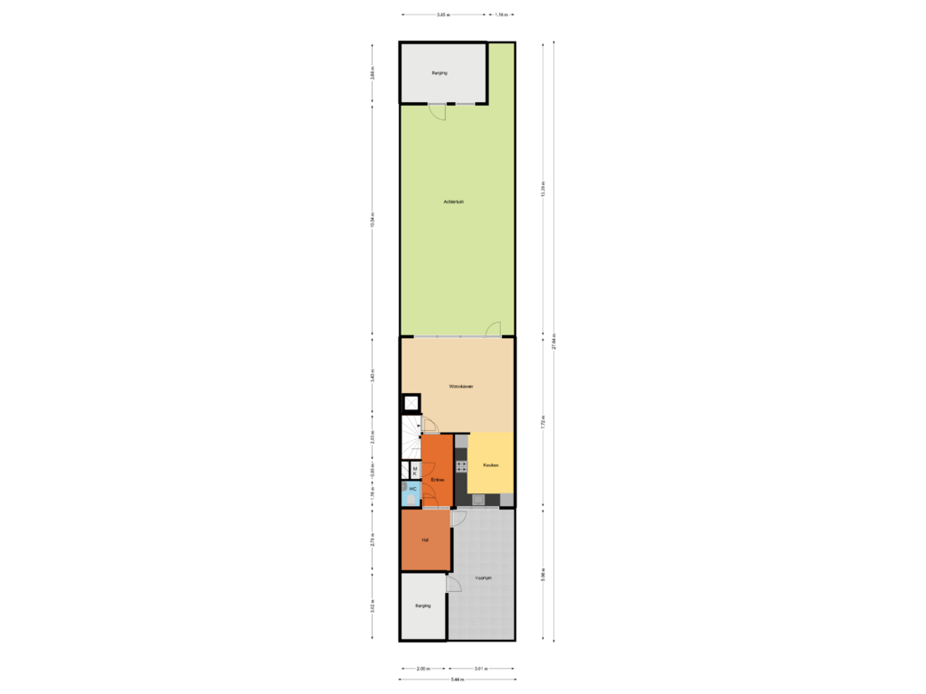 Bekijk plattegrond van Tuin van Meubelmaker 17