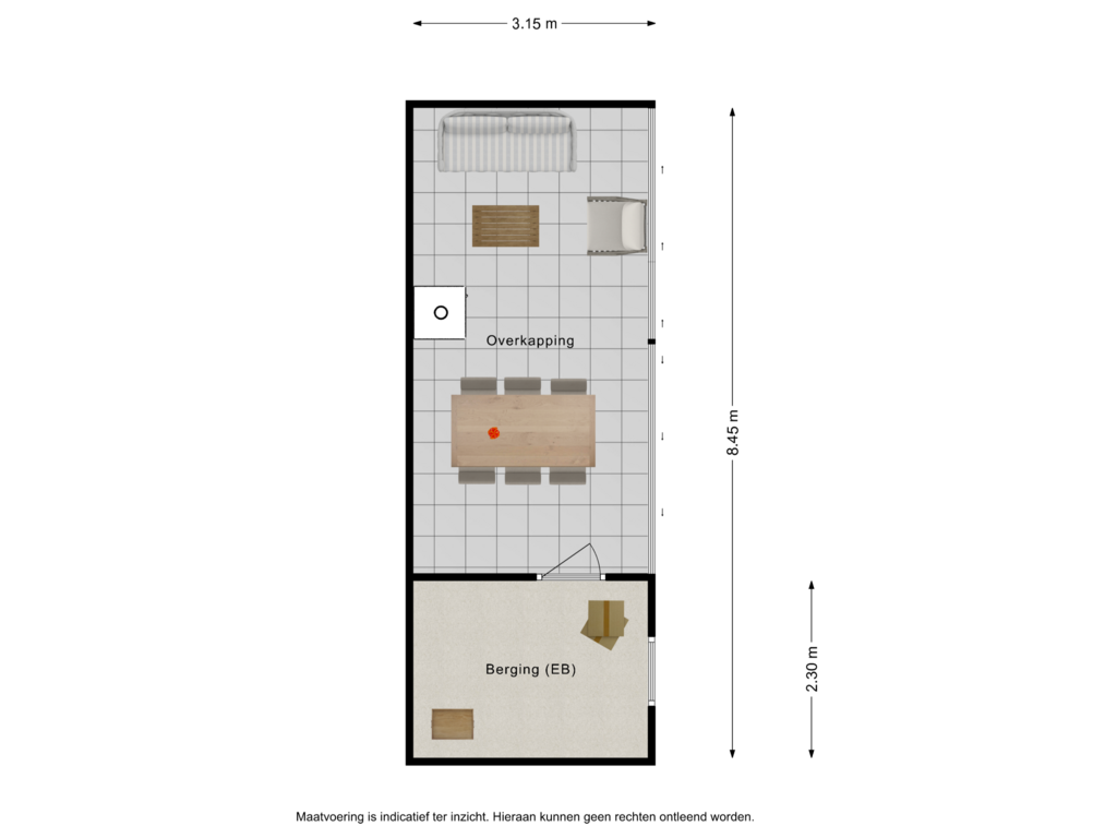 Bekijk plattegrond van Berging van Adjudantstraat 11