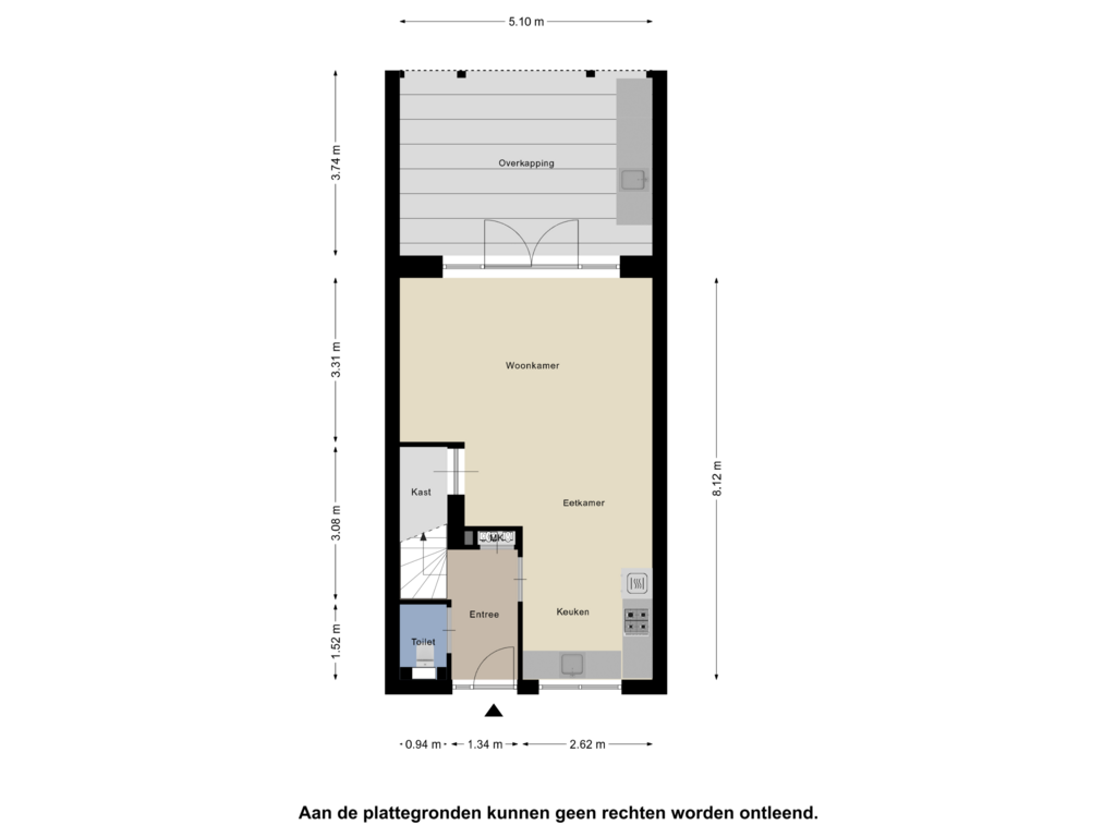 Bekijk plattegrond van Begane Grond van Orchidee 15