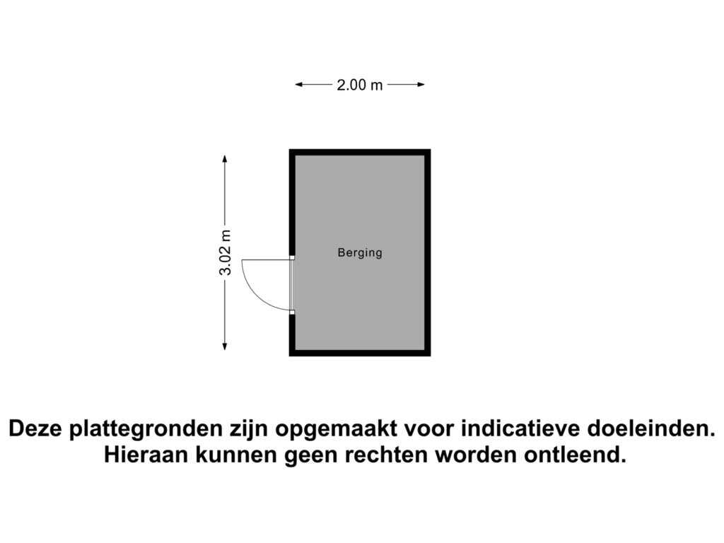 Bekijk plattegrond van Berging van Orchidee 15