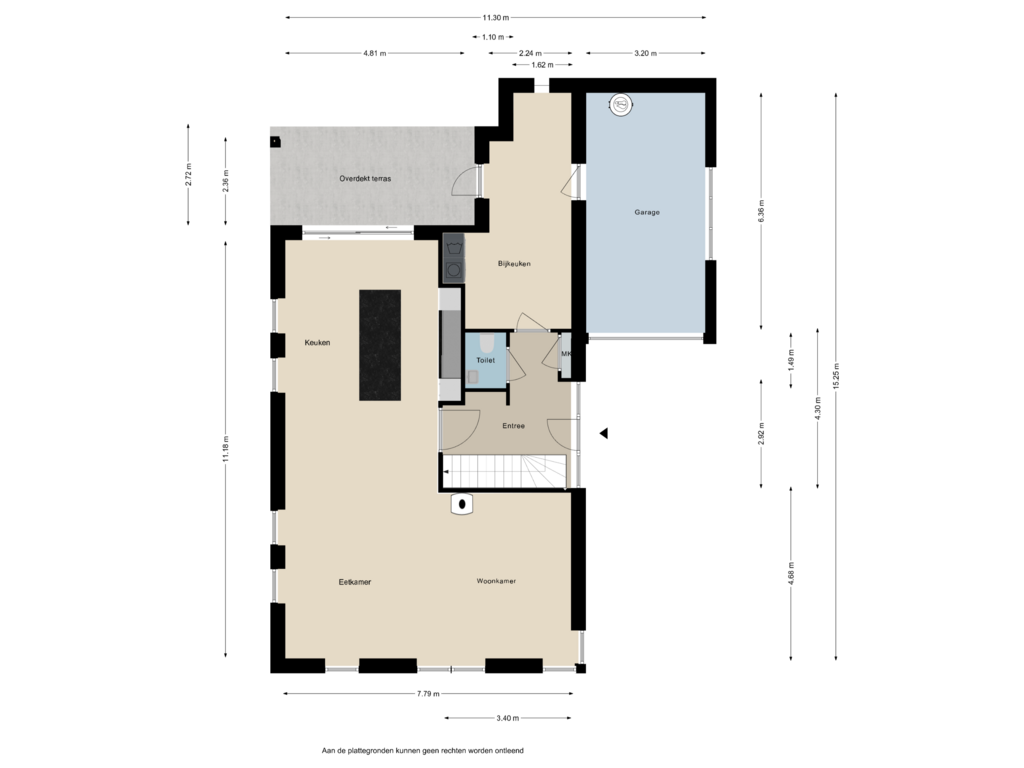 Bekijk plattegrond van Begane Grond van Weidepracht 19