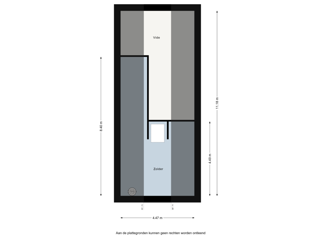 Bekijk plattegrond van Zolder van Weidepracht 19