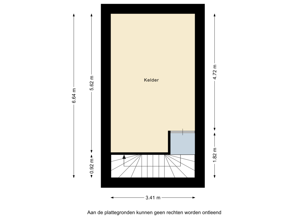 Bekijk plattegrond van Kelder van Weidepracht 19