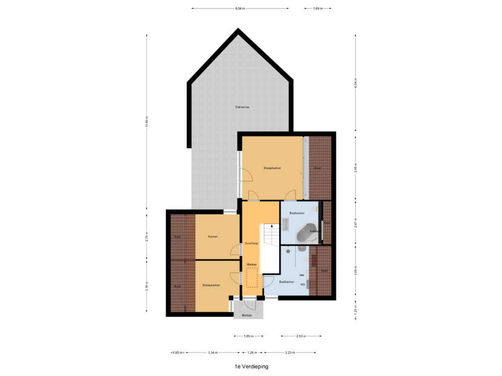 Bekijk plattegrond van 1e Verdieping van Eiland van Nassau 13