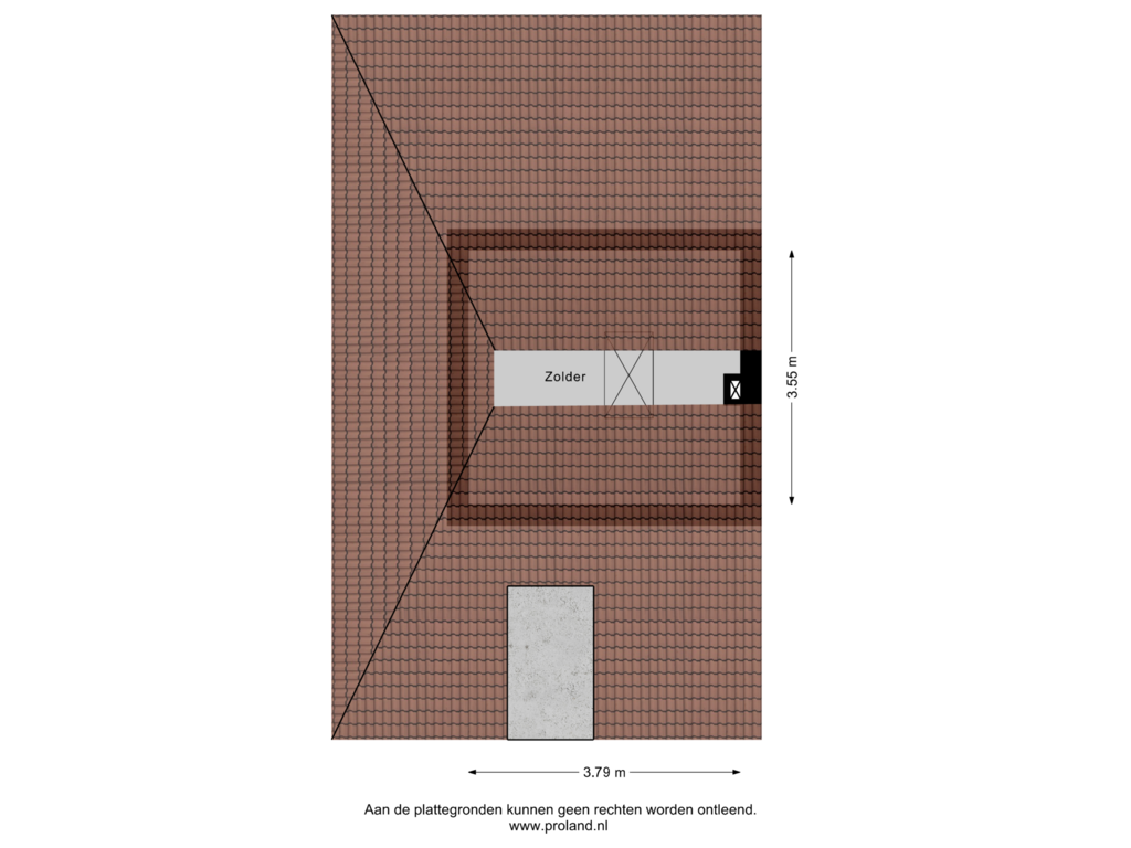 View floorplan of 3e Verdieping of Buorkerij 122