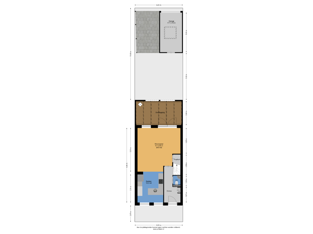 View floorplan of Begane Grond Met Kavel of Buorkerij 122