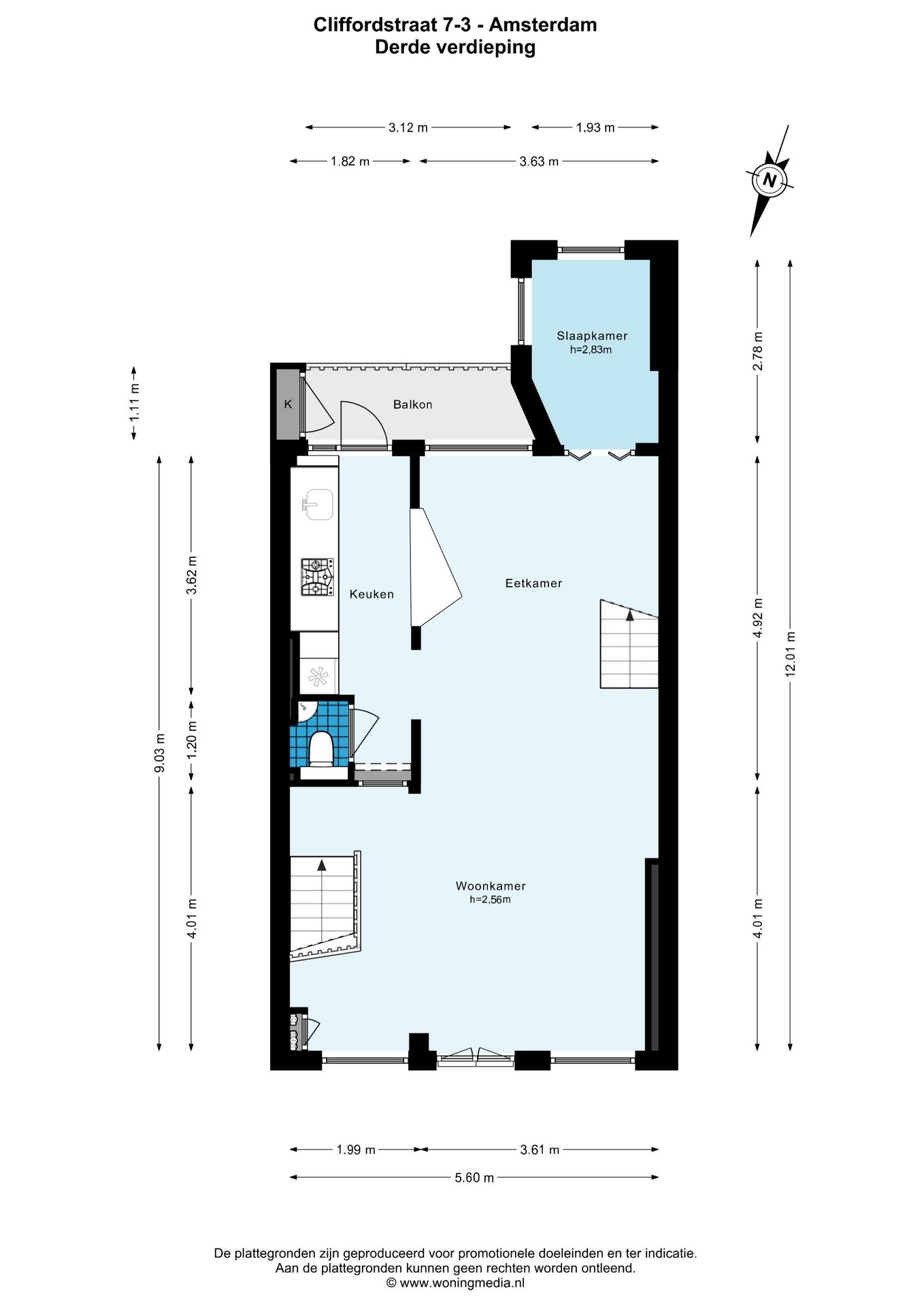 Foto 45 van Cliffordstraat 7-3