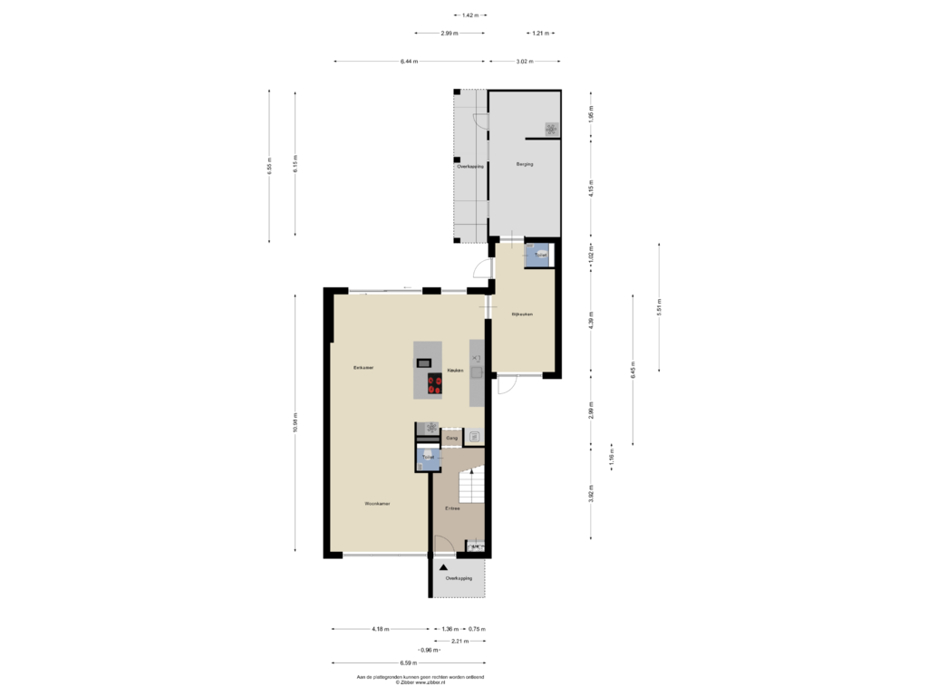 View floorplan of Begane Grond of Churchillstraat 14