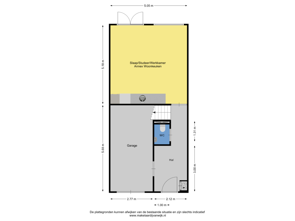 View floorplan of Begane Grond of Westerbaan 30