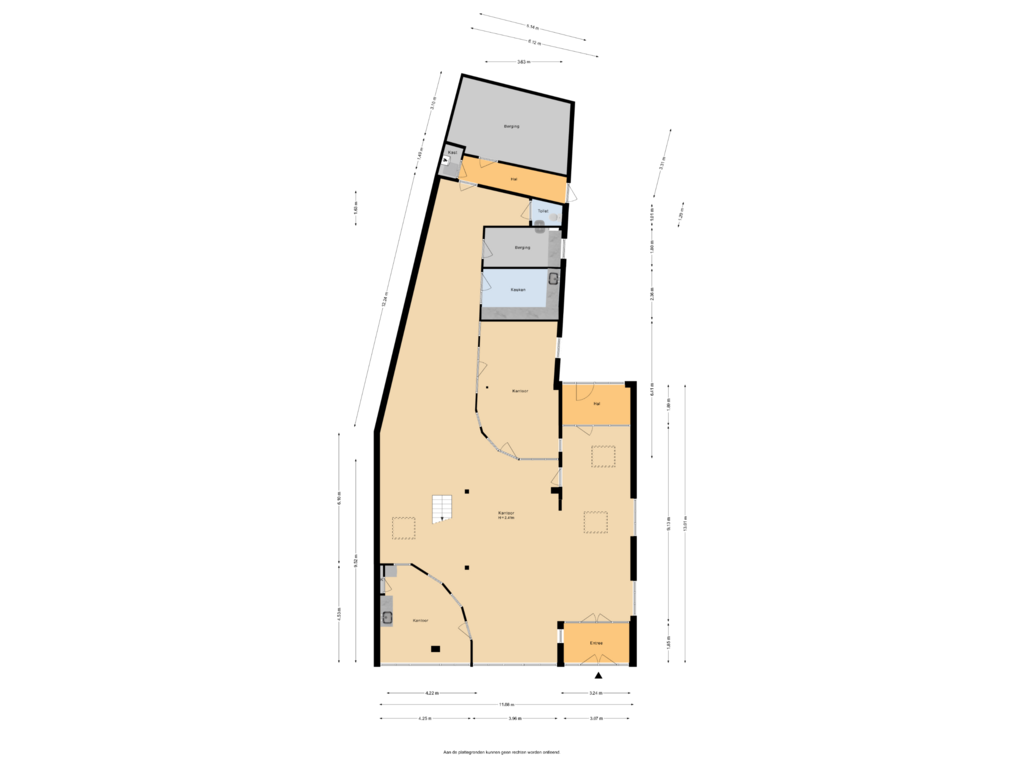 Bekijk plattegrond van Begane grond van Dokter Holtropstraat 159