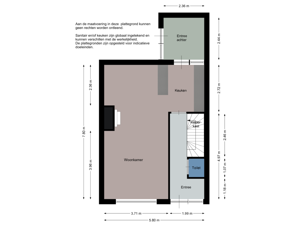 Bekijk plattegrond van Begane grond van Beatrixweg 12