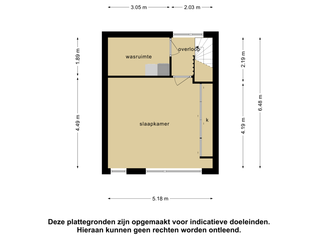 Bekijk plattegrond van 2e verdieping van Villa Fonteinkruid 53