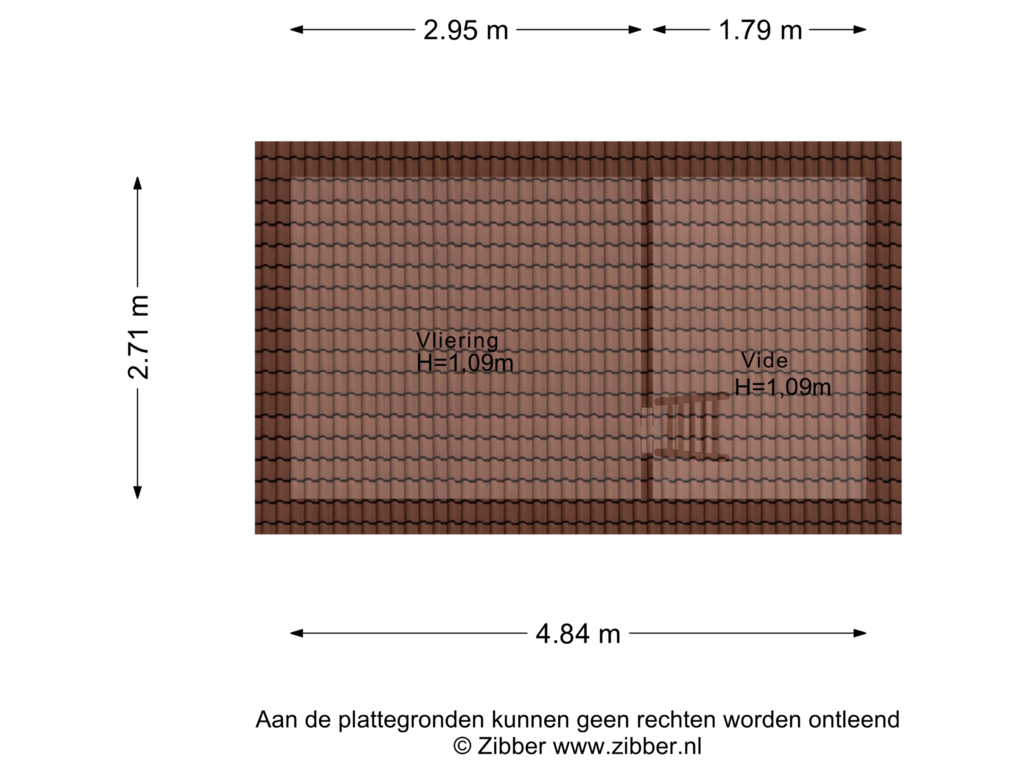 Bekijk plattegrond van Vliering van Van Effenlaan 5